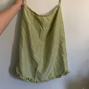 Maggot London green skirt